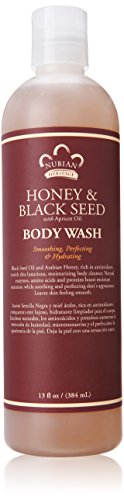 0885260230936 - NUBIAN HERITAGE BODY WASH, HONEY AND BLACK SEED, 13 FLUID OUNCE