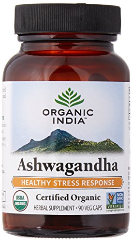 0885260235023 - ORGANIC INDIA ASHWAGANDHA HERBAL SUPPLEMENT VEG CAPSULES, HEALTHY STRESS RESPONSE (90 CAPSULES)