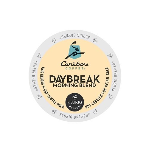 0885260443930 - CARIBOU COFFEE DAYBREAK MORNING BLEND, K-CUPS FOR KEURIG BREWERS, 24-COUNT