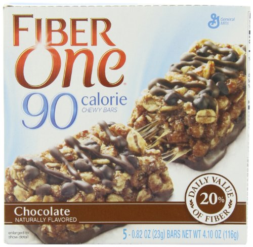 0885260459115 - FIBER ONE 90 CALORIE CHEWY BARS, CHOCOLATE, 5 - 0.82 OUNCE BARS (PACK OF 6)