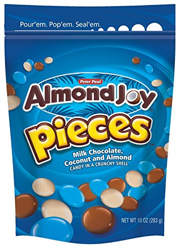 0885260459993 - ALMOND JOY PIECES, 10-OUNCE POUCHES (PACK OF 4)