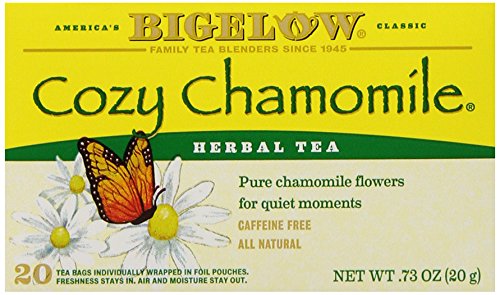 0885260568183 - BIGELOW COZY CHAMOMILE HERBAL TEA, 20-COUNT BOXES (PACK OF 6)