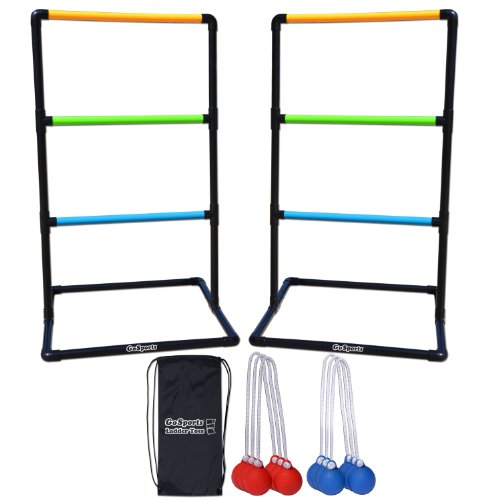 0885271012569 - GOSPORTS INDOOR / OUTDOOR LADDER TOSS GAME SET (INCLUDES 6 RUBBER BOLOS AND CARRYING CASE)
