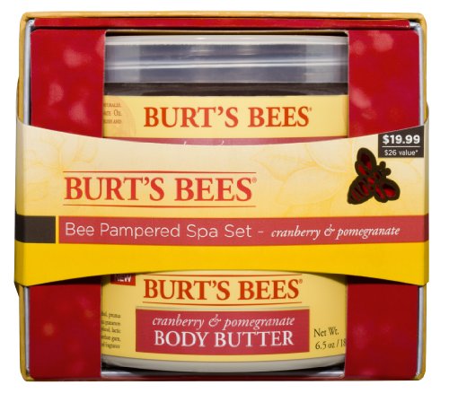 8852713613242 - BURT'S BEES BEE PAMPERED CRANBERRY AND POMEGRANATE SPA SET