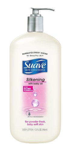 8852776429927 - SUAVE BODY LOTION, SILKENING WITH BABY OIL, 32OZ(PACK OF 2)