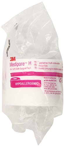 0885279245761 - 3M MEDIPORE H SOFT CLOTH TAPE 2862 (PACK OF 12)