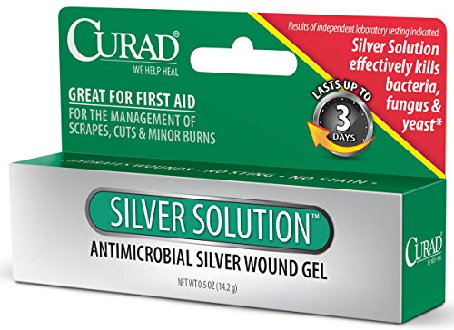 0885285495044 - CURAD SILVER SOLUTION ANTIMICROBIAL GEL, .5 OZ, (PACK OF 2)