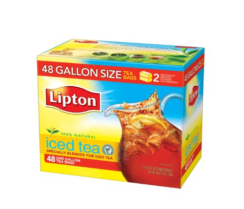 0885287746717 - LIPTON BLACK ICED TEA BAGS, GALLON SIZE 48 CT