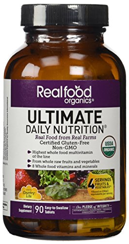 8852936100499 - REALFOOD ORGANICS ULTIMATE DAILY NUTRITION, 90 EASY TO SWALLOW TABLETS