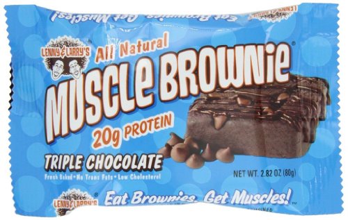0885294329811 - LENNY & LARRY'S TRIPLE CHOCOLATE MUSCLE BROWNIE, 2.82-OUNCE PACKAGES (PACK OF 12