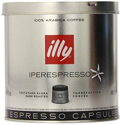 0885298031468 - ILLY IPERESPRESSO CAPSULES DARK ROASTED COFFEE, 5-OUNCE, 21-COUNT CAPSULES