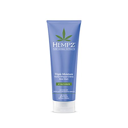 0885308270573 - HEMPZ TRIPLE MOISTURE HERBAL WHIPPED CREME BODY WASH, OFF YELLOW, ENCHANTED GRAPEFRUIT/SPARKLING PEACH, 8.5 FLUID OUNCE