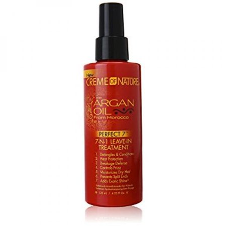 0885310383926 - CREME OF NATURE ARGAN OIL PERFECT 7-IN-1 LEAVE-IN TREATMENT, 4.23 OUNCE