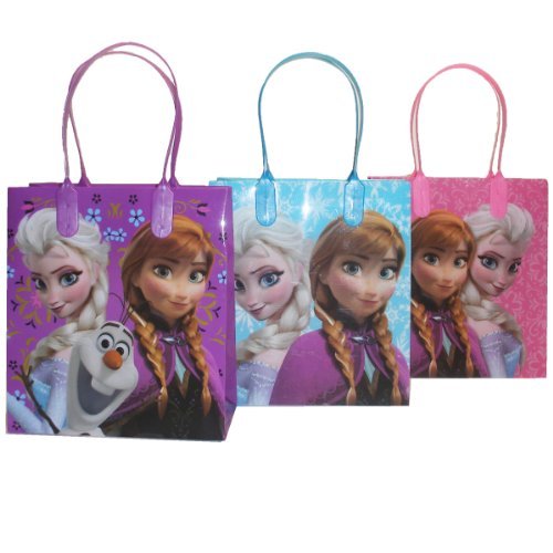 0885310512746 - DISNEY FROZEN PARTY FAVOR GOODIE SMALL GIFT BAGS 12