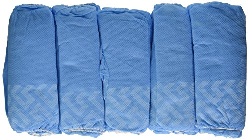 0885322027153 - MEDICAL BOOTIES SHOE COVERS NON SLIP PACKAGE OF 50 PAIR - 100 COVERS - BLUE
