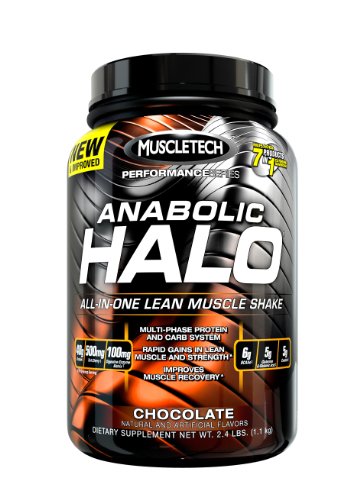 0885323185159 - MUSCLETECH ANABOLIC HALO ALL IN ONE LEAN MUSCLE SHAKE, CHOCOLATE, 2.4 POUND