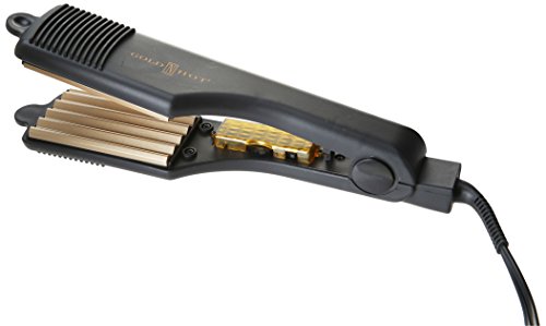 0885335489436 - GOLD N' HOT GH3013 GOLD TONE CRIMPING IRON, 2 INCH