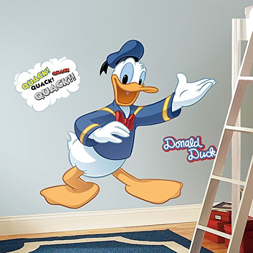 0885343088362 - ROOMMATES RMK1512GM DONALD DUCK PEEL AND STICK GIANT WALL DECAL