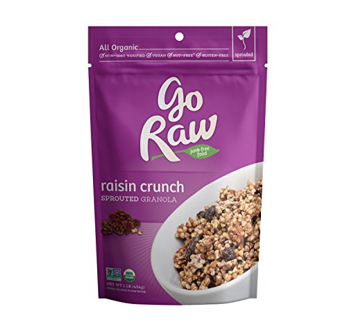 0885345104619 - GO RAW 100% ORGANIC LIVE GRANOLA CEREAL, 1 POUND BAGS (PACK OF 2)