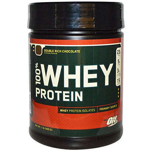 0885351073909 - OPTIMUM NUTRITION 100% WHEY PROTEIN, DOUBLE RICH CHOCOLATE, 16 OUNCE