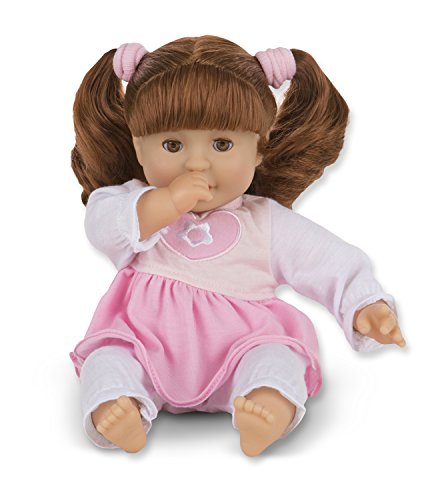 0885352115059 - MELISSA & DOUG MINE TO LOVE BRIANNA 12-INCH SOFT BODY BABY DOLL WITH HAIR AND OUTFIT