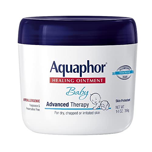 0885354146389 - AQUAPHOR BABY HEALING OINTMENT - ADVANCE THERAPY FOR DIAPER RASH, CHAPPED CHEEKS AND MINOR SCRAPES - 14 OZ JAR