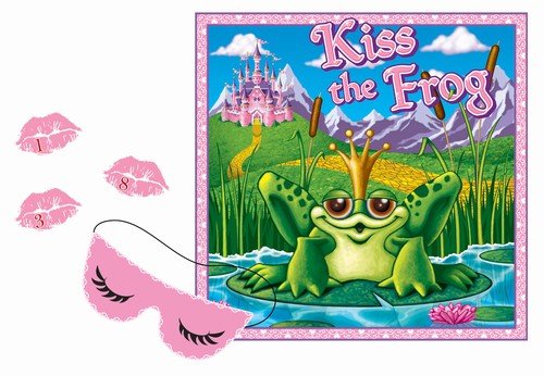 8853653008242 - KISS THE FROG PARTY GAME (MASK & 12 LIPS INCLUDED) PARTY ACCESSORY (1 COUNT) (1/PKG)