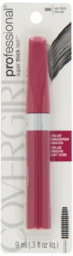 0885367041336 - COVERGIRL PROFESSIONAL SUPER THICK LASH MASCARA VERY BLACK 300, 0.3-OUNCE BOTTLES (PACK OF 3)