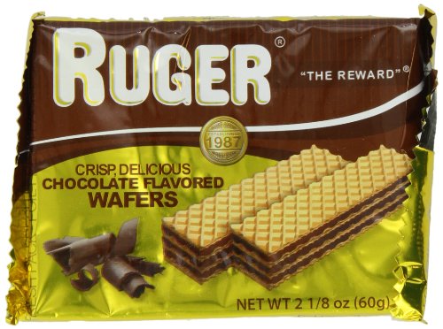 0885367062119 - RUGER WAFERS AUSTRIAN WAFERS, CHOCOLATE, 2.125 OUNCE (PACK OF 12)