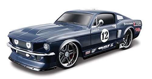 0885367343799 - MAISTO R/C 1:24 SCALE 1967 FORD MUSTANG GT RADIO CONTROL VEHICLE (COLORS/ MHZ MAY VARY)