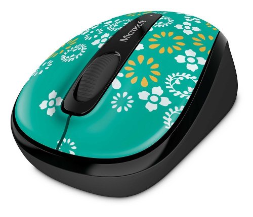 0885370583328 - MICROSOFT 3500 LIMITED EDITION ARTIST SERIES WIRELESS MOBILE MOUSE, OH JOY (GMF-00323)