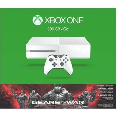 8853709856728 - XBOX ONE 500GB WHITE CONSOLE - GEARS OF WAR: SPECIAL EDITION CONSOLE BUNDLE