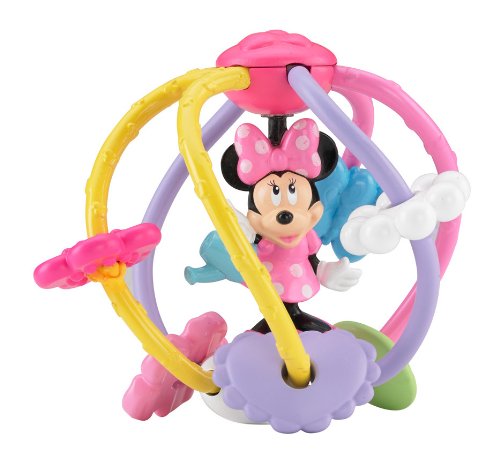 0885372189498 - FISHER-PRICE DISNEY BABY: MINNIE MOUSE CLUTCH AND RATTLE BALL