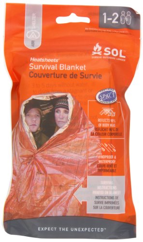 0885372367858 - ADVENTURE MEDICAL KITS SOL SURVIVAL BLANKET, TWO PERSON, 3.2 OUNCE