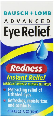 0885375706142 - BAUSCH & LOMB ADVANCED EYE RELIEF INSTANT REDNESS RELIEVER, 0.5-OUNCE BOTTLES (PACK OF 4)