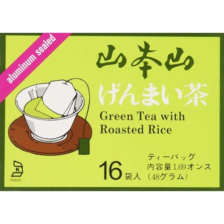 0885375965037 - YAMAMOTOYAMA GENMAI-CHA GREEN TEA WITH ROASTED RICE, 1.69-OUNCE BOXES (PACK OF 12)