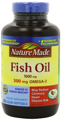 0885376745775 - NATURE MADE FISH OIL 1000 MG, VALUE SIZE, SOFTGELS, 250-COUNT