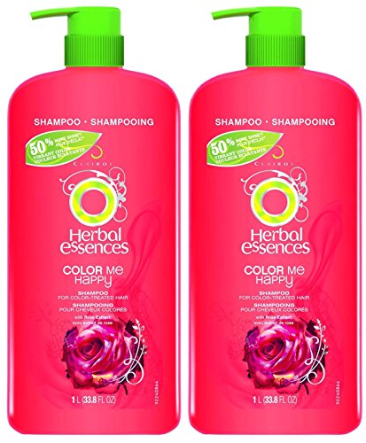 0885376759628 - HERBAL ESSENCES COLOR ME HAPPY HAIR SHAMPOO FOR COLOR-TREATED HAIR WITH PUMP - 33.8 OZ - 2 PK