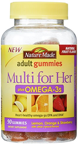 0885376861529 - NATURE MADE MULTI FOR HER PLUS OMEGA-3 ADULT GUMMIES, 90 COUNT