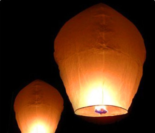 0885382095741 - BEST CHOICE PRODUCTS? WHITE PAPER CHINESE LANTERNS SKY FLY CANDLE LAMP FOR WISH PARTY WEDDING