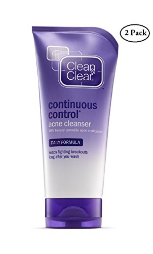 0885384175847 - CLEAN & CLEAR CLEAN & CLEAR CONTINUOUS CONTROL ACNE CLEANSER DAILY FORMULA, 5 OZ
