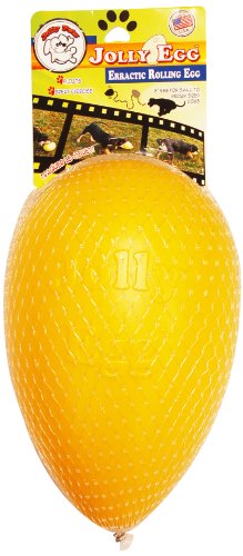 0885389868218 - JOLLY PETS 8-INCH PLASTIC JOLLY EGG FOR PETS, YELLOW