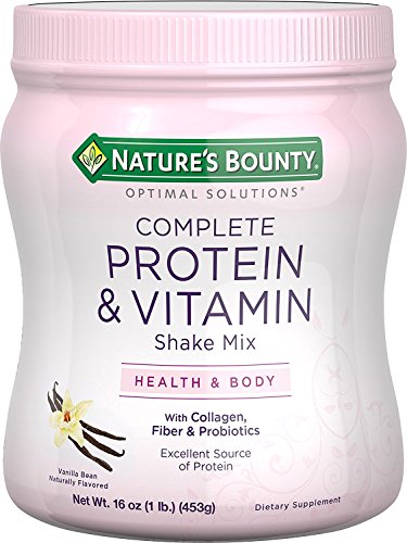 0885390110078 - NATURE'S BOUNTY OPTIMAL SOLUTIONS PROTEIN SHAKE VANILLA, 16 OUNCES