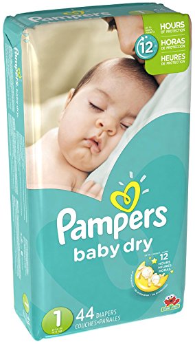 0885393397476 - PAMPERS BABY DRY DIAPERS SESAME STREET SIZE 1 - 44 CT