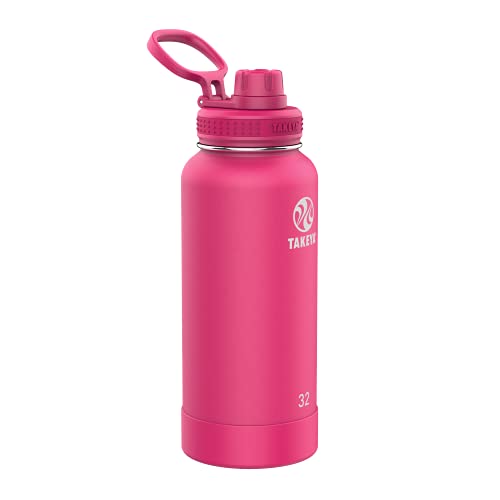 0885395530031 - TAKEYA PICKLEBALL INSULATED WATER BOTTLE WITH SPORT SPOUT LID, 32OZ BACKSPIN