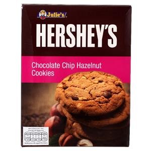 0885400216035 - JULIES HERSHEY CHOCOLATE CHIP HAZELNUT COOKIES 135G. CARRIER TO SHIPPING INTERNATIONAL USPS, UPS, FEDEX, DHL, 14-28 DAY BY DRAGON SHOPPING THANK YOU