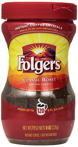 0885400247817 - FOLGERS CLASSIC ROAST INSTANT COFFEE, 8 OZ., 3 COUNT CARRIER TO SHIPPING INTERNA
