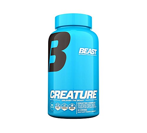 0885400323900 - BEAST SPORTS NUTRITION, CREATURE CREATINE COMPLEX, 180 COUNT