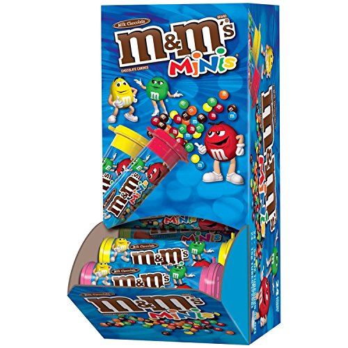 0885400634419 - M&M'S MILK CHOCOLATE MINIS SIZE CANDY 1.08-OUNCE TUBE 24-COUNT