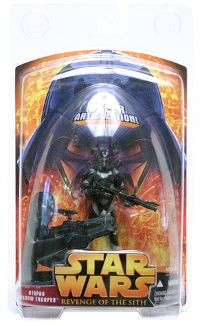 0885409143356 - STAR WARS: REVENGE OF THE SITH UTAPAU SHADOW TROOPER (SUPER-ARTICULATED) ACTION FIGURE